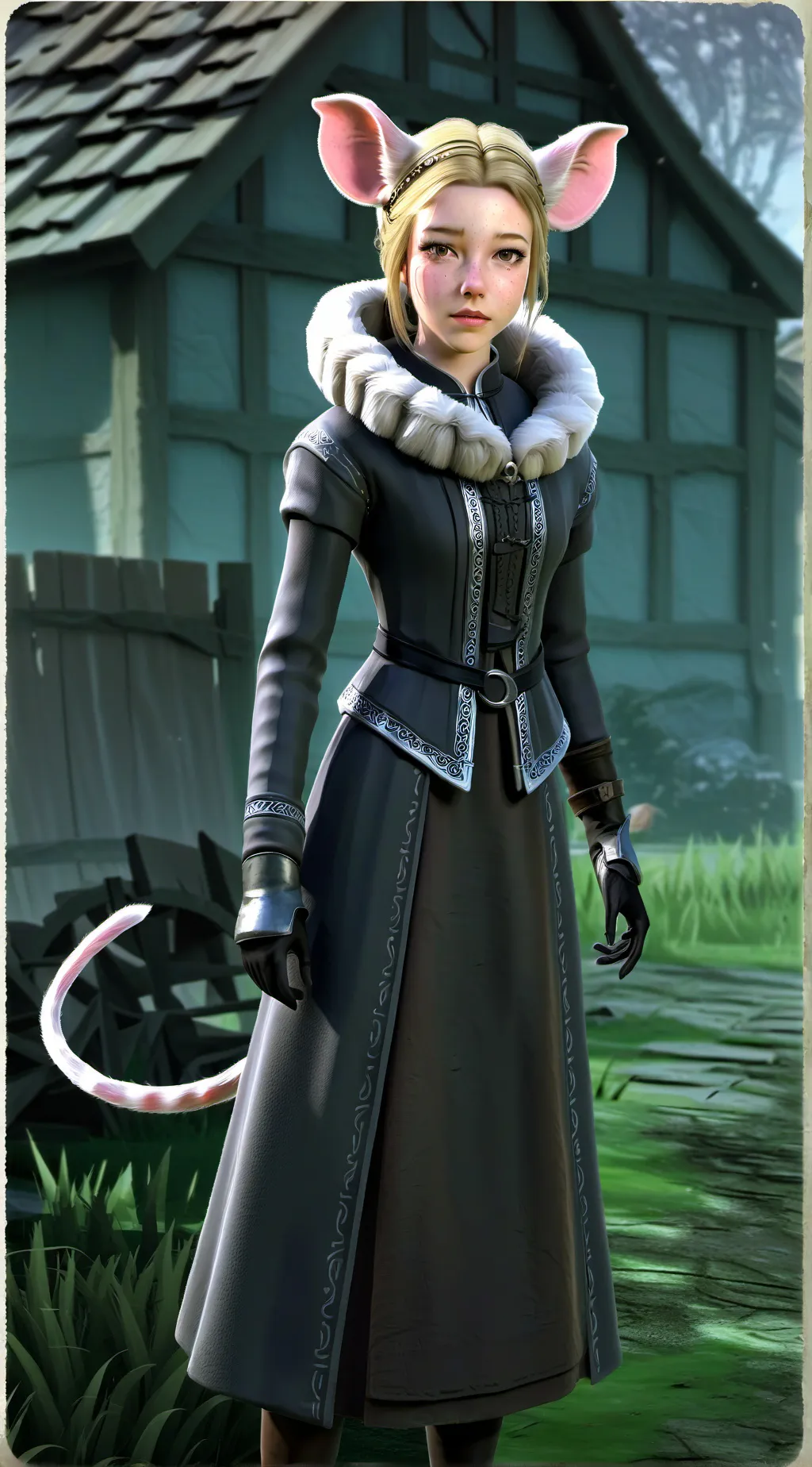 ai character: Naiomi Seibt background