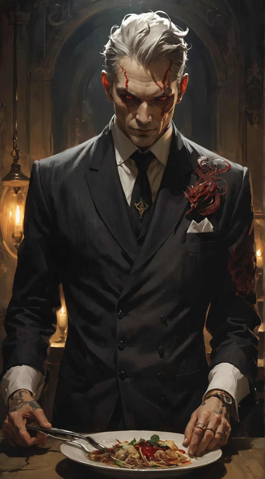 ai character: Lucien background