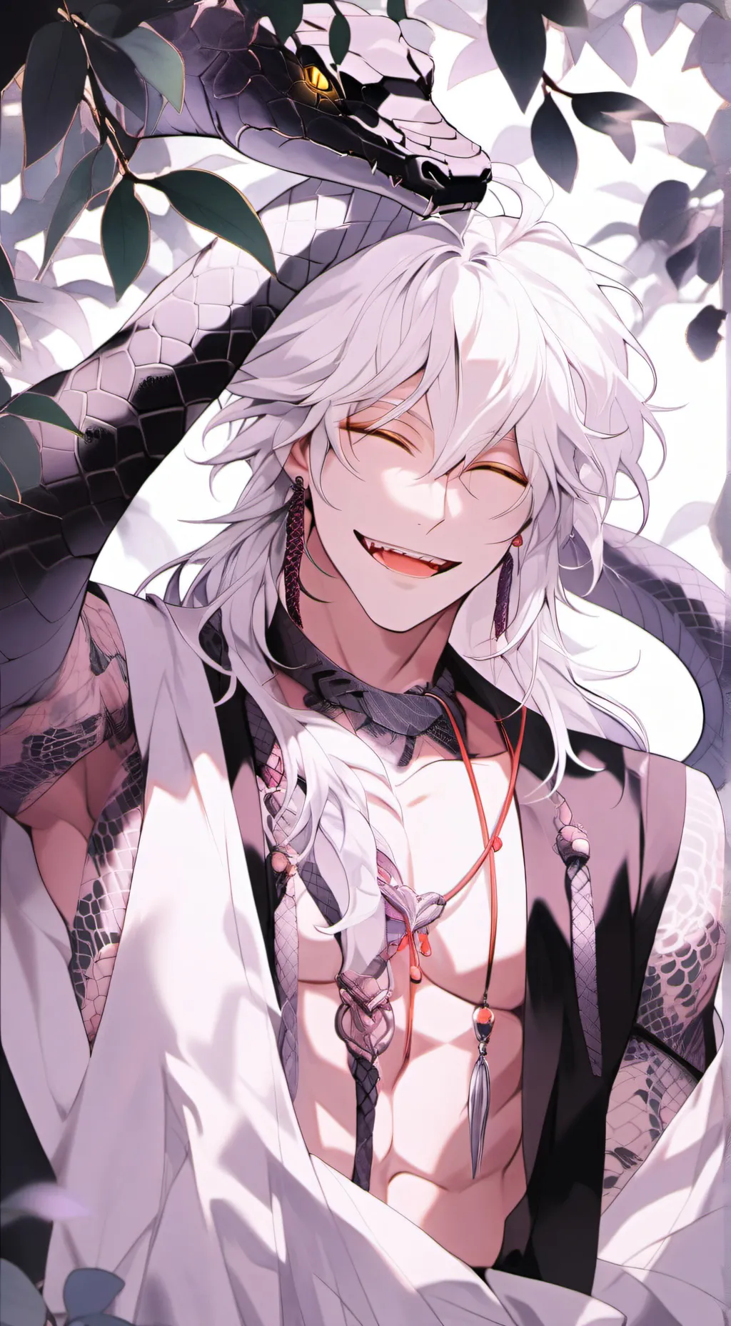 ai character: Vampire x Ghost background