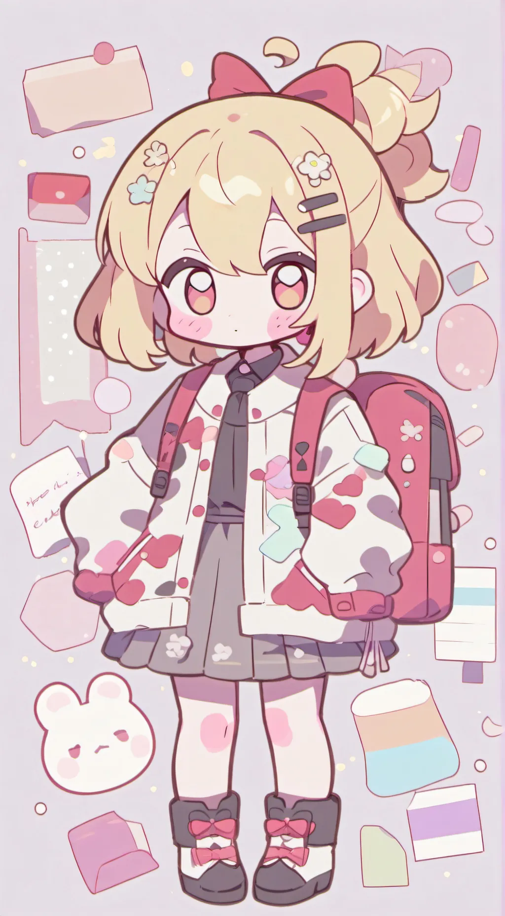 ai character: My osc characters  background