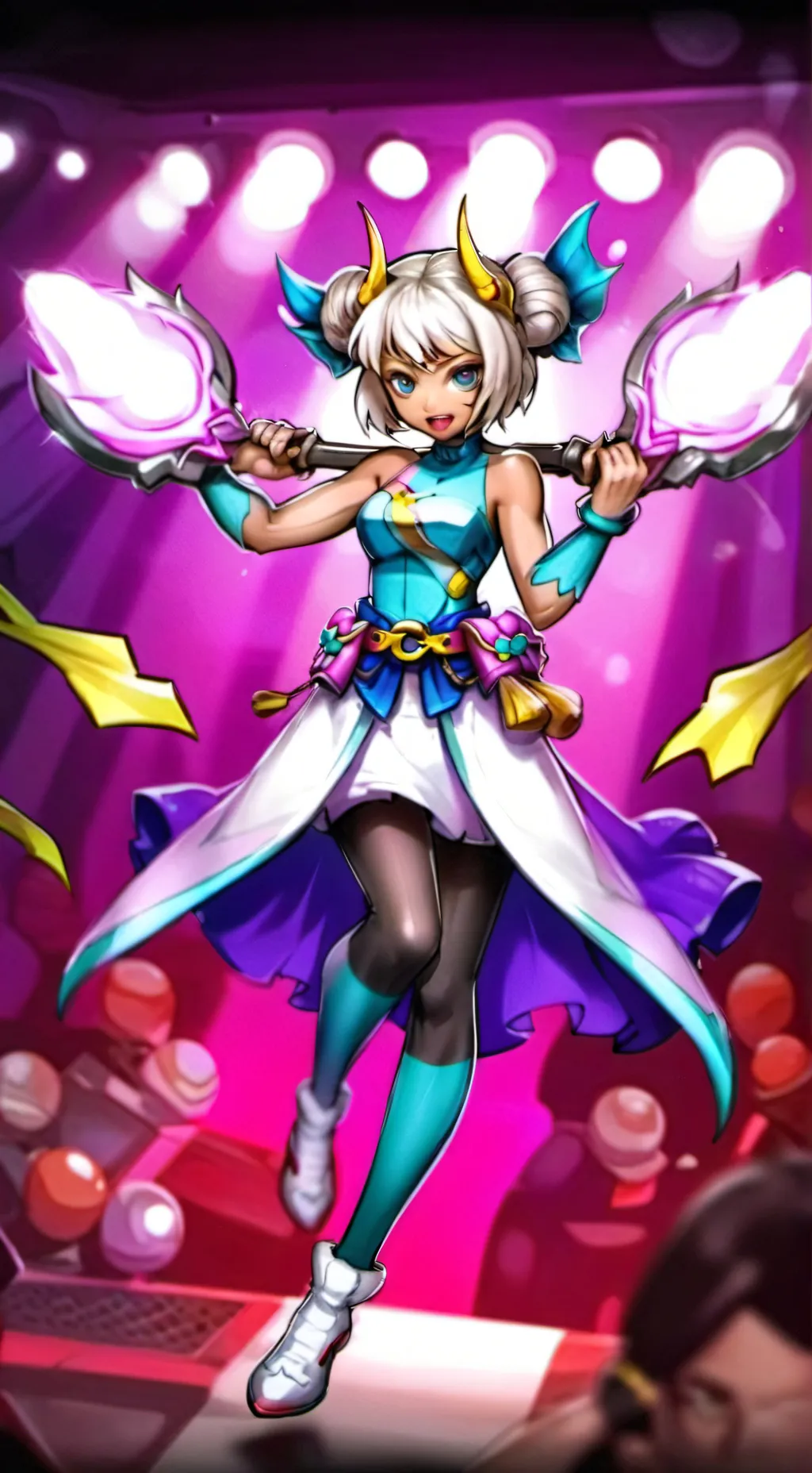 ai character: gata callejera background