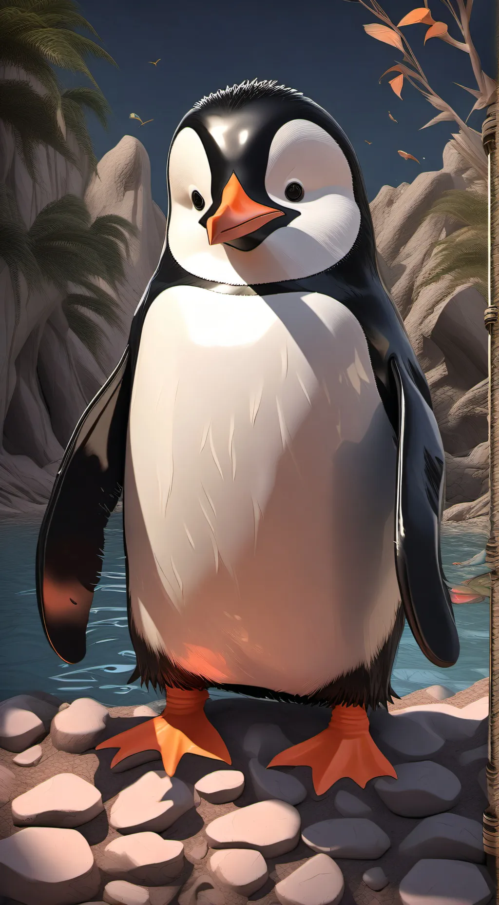ai character: Pingui background