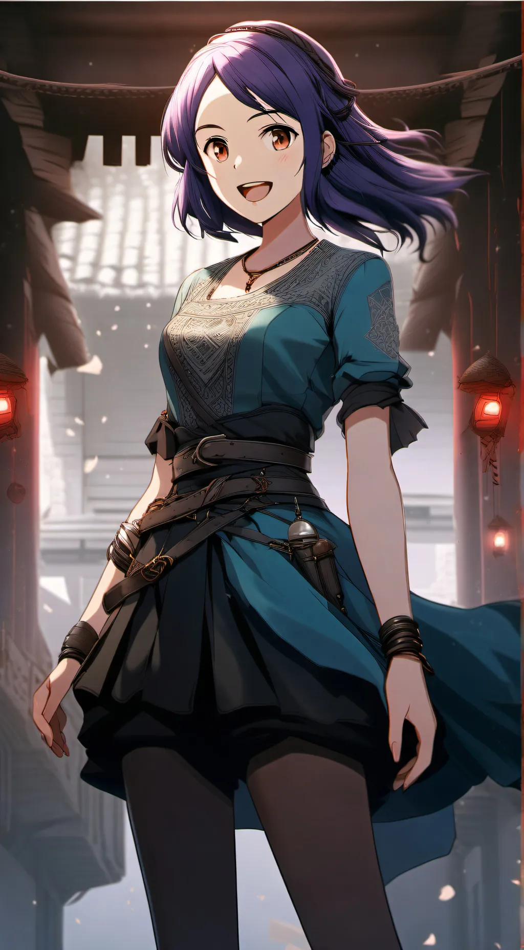 ai character: Tsuki  background