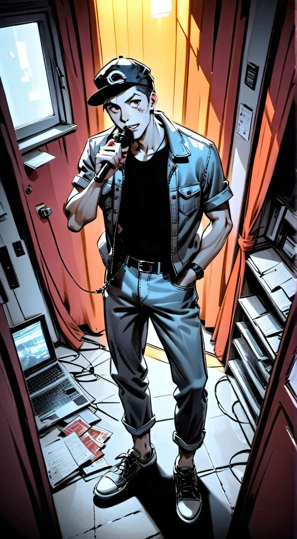 ai character: Goofy ahh  background