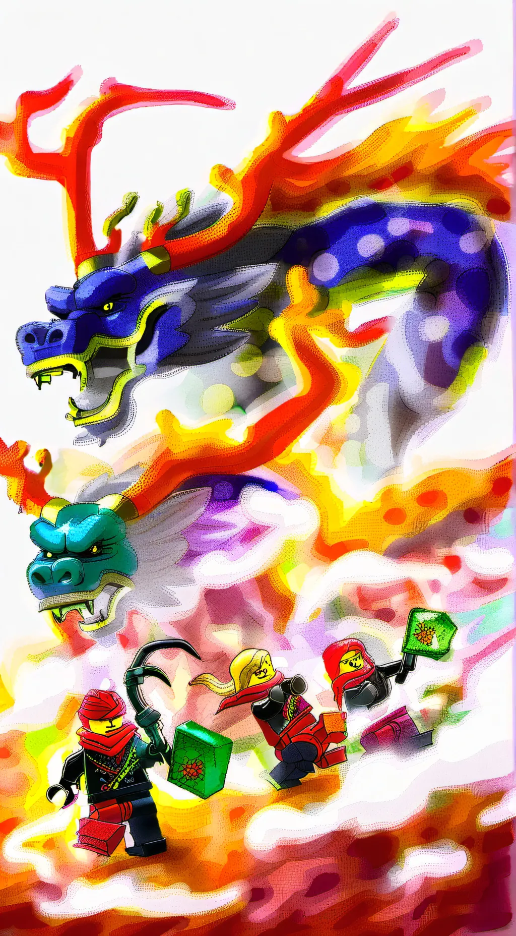 ai character: Ninjago 🦦 background