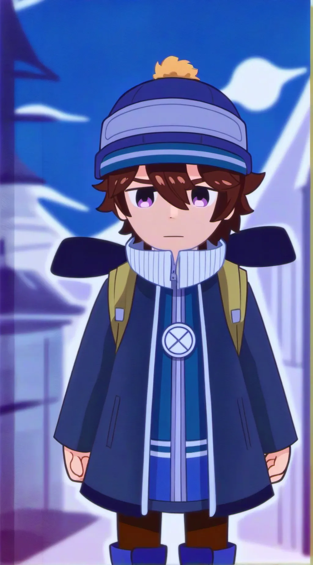 ai character: Santi  background