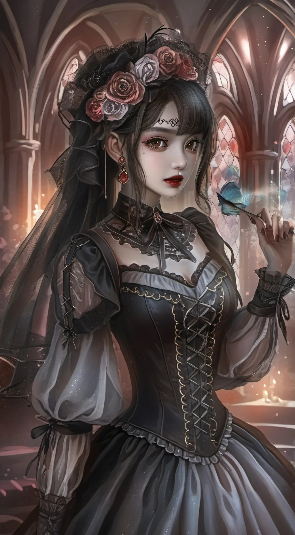 ai character: Алия Эльф background