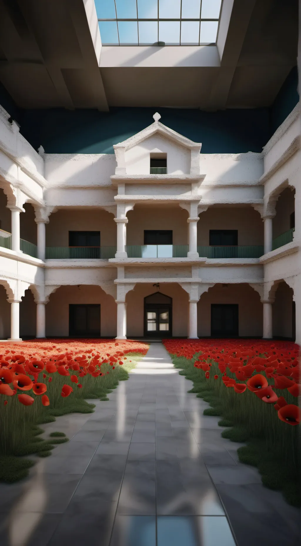 ai character: PP OC School  background