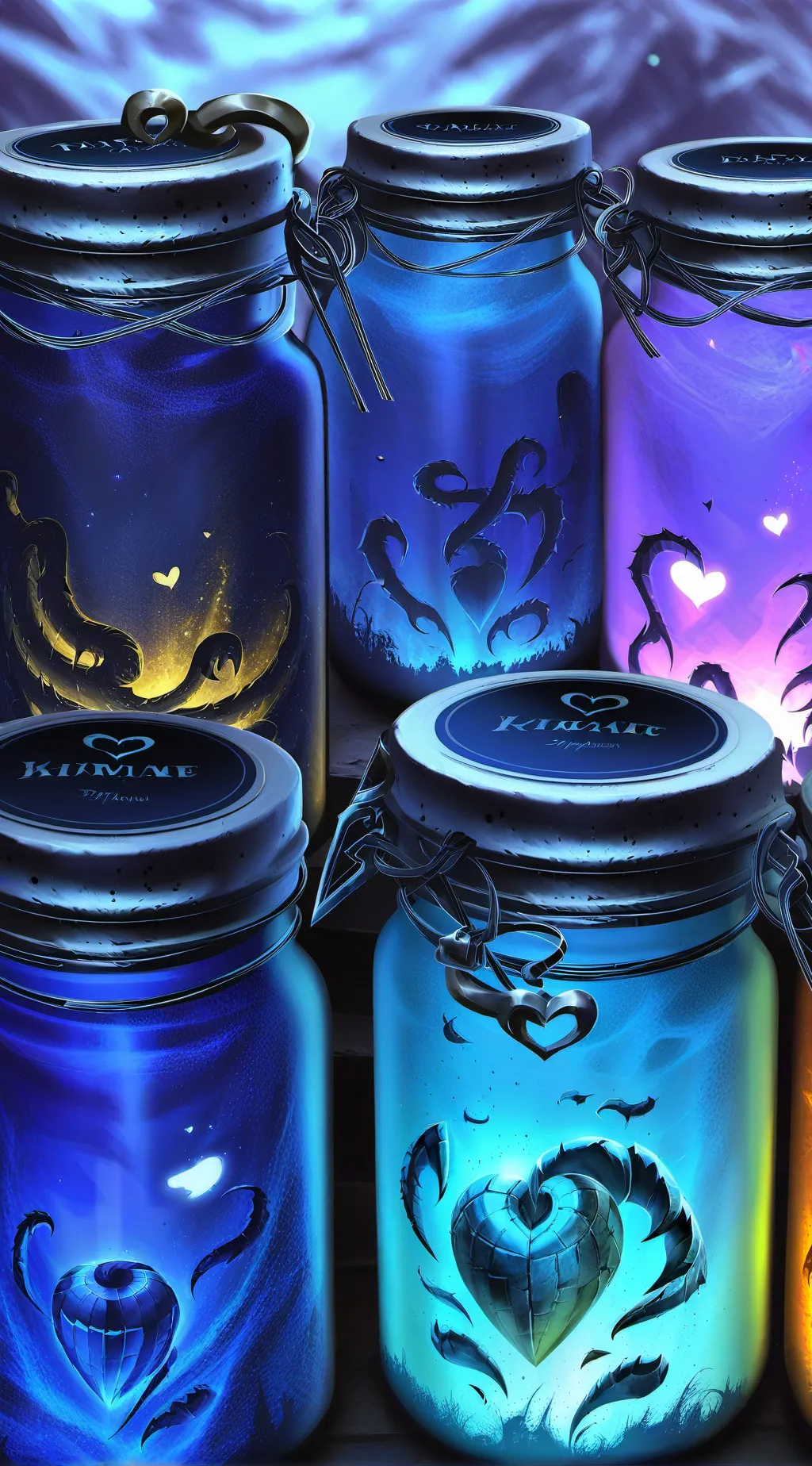 ai character: the 5 jars of crk background