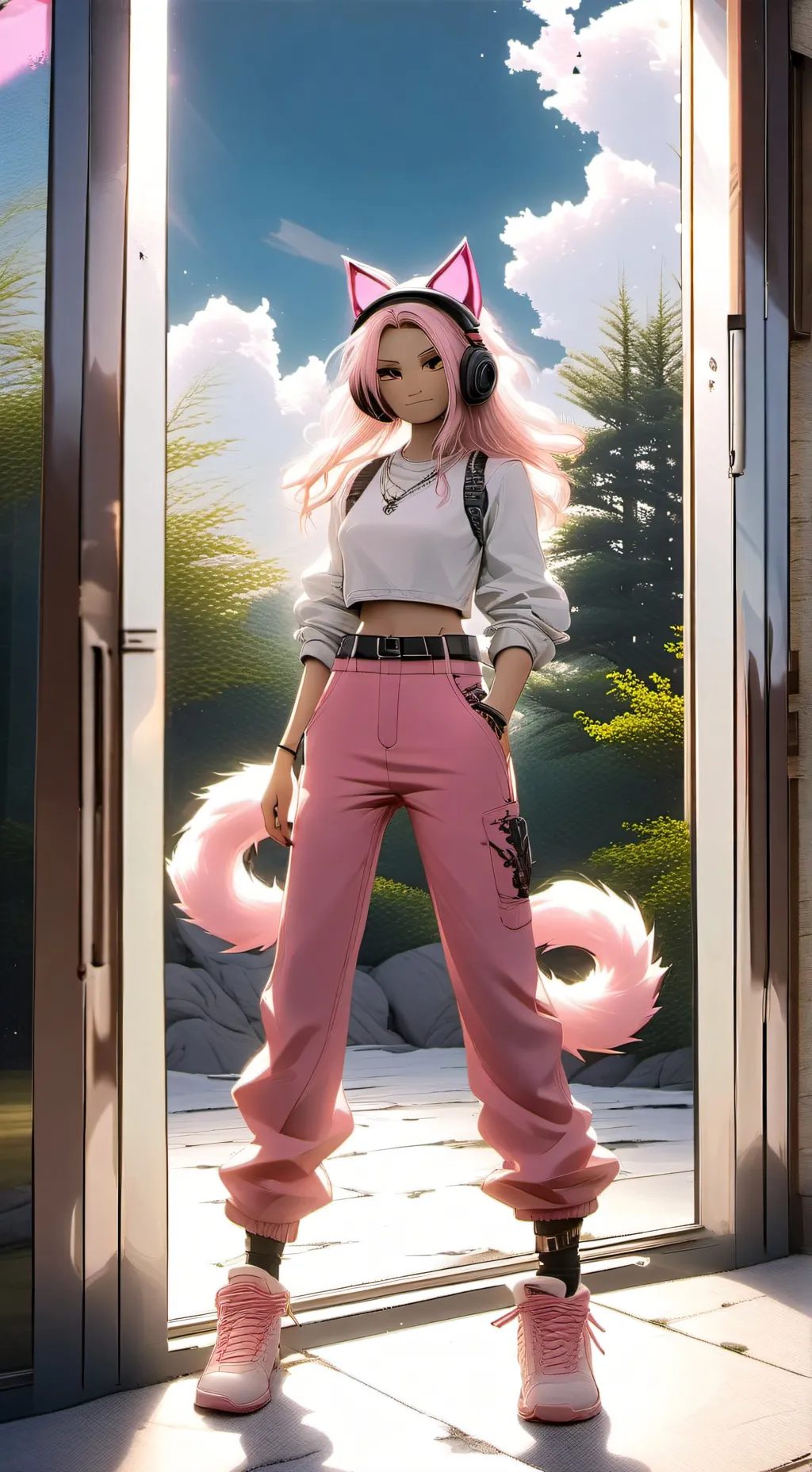 ai character: Quack4kat background