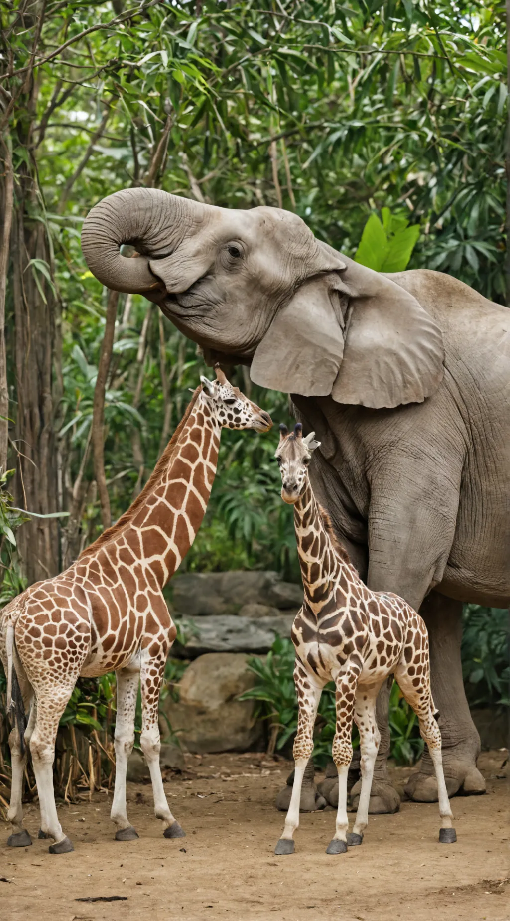 ai character: zoo  background