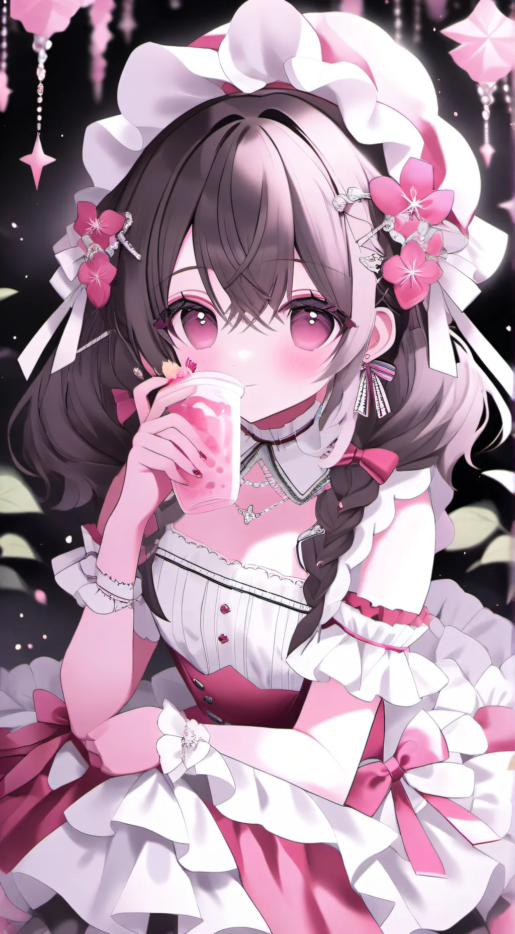 ai character: año nuevo background