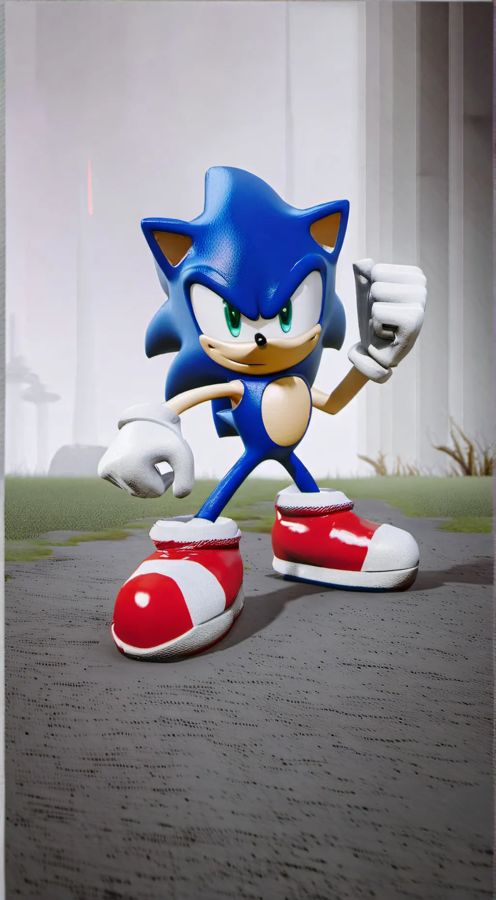 ai character: sonic the hedgehog background