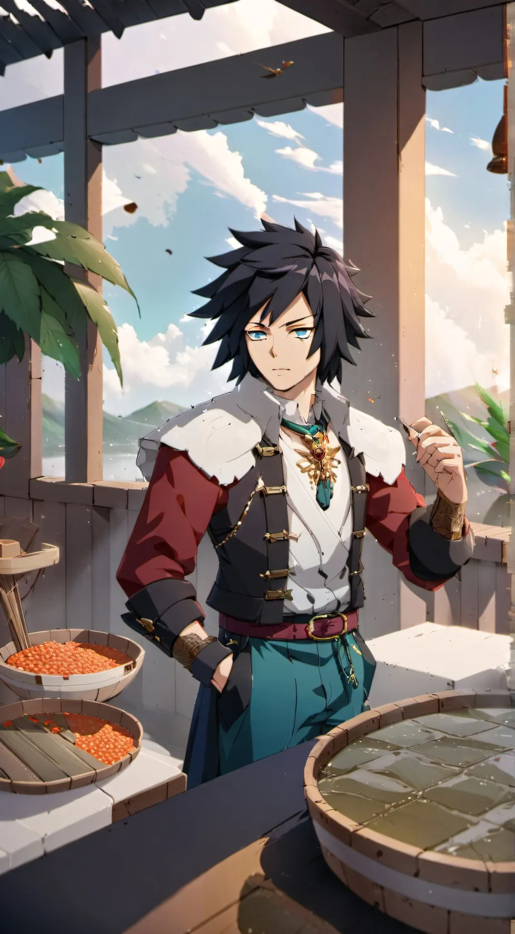 ai character: Giyu Tomioka background