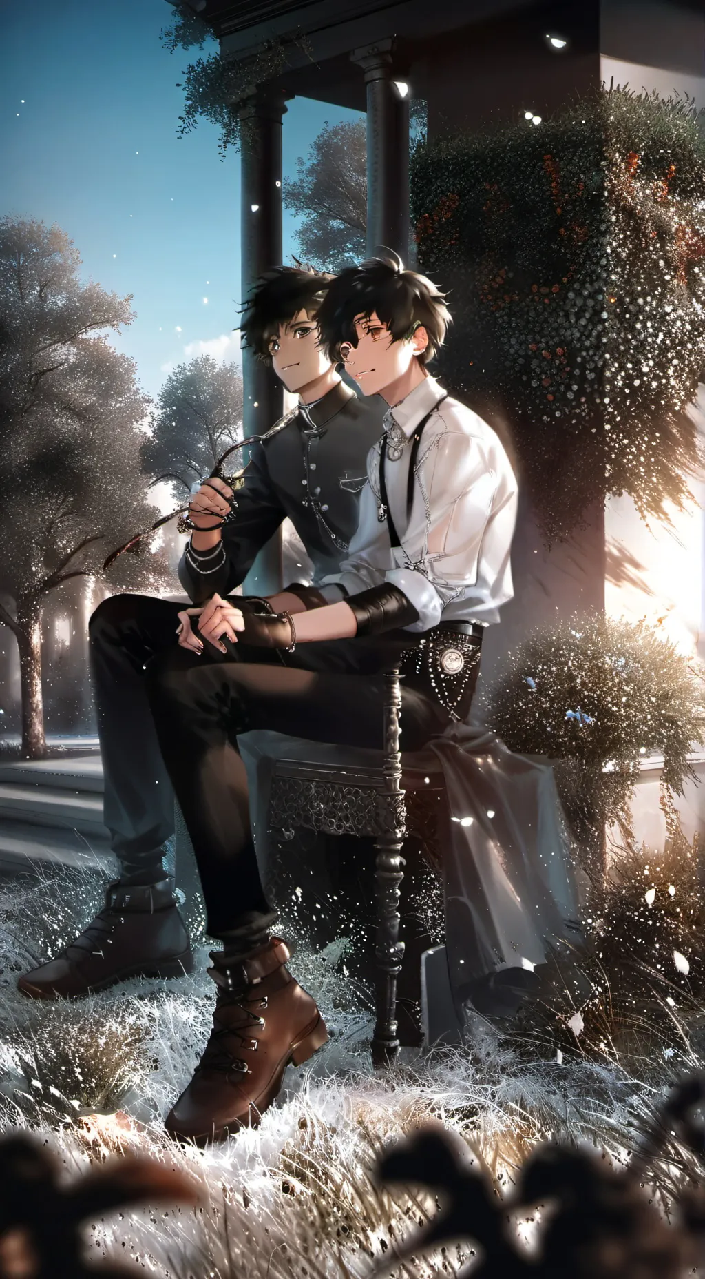 ai character: Deku x Mike x y/n background