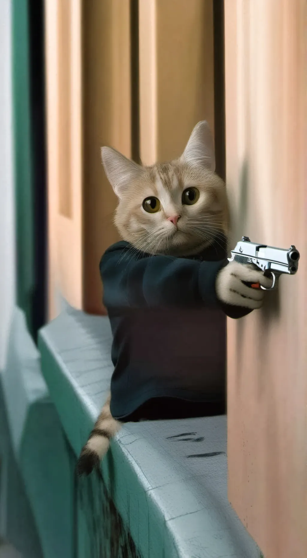 ai character: gato argentino 🤑🤙 background