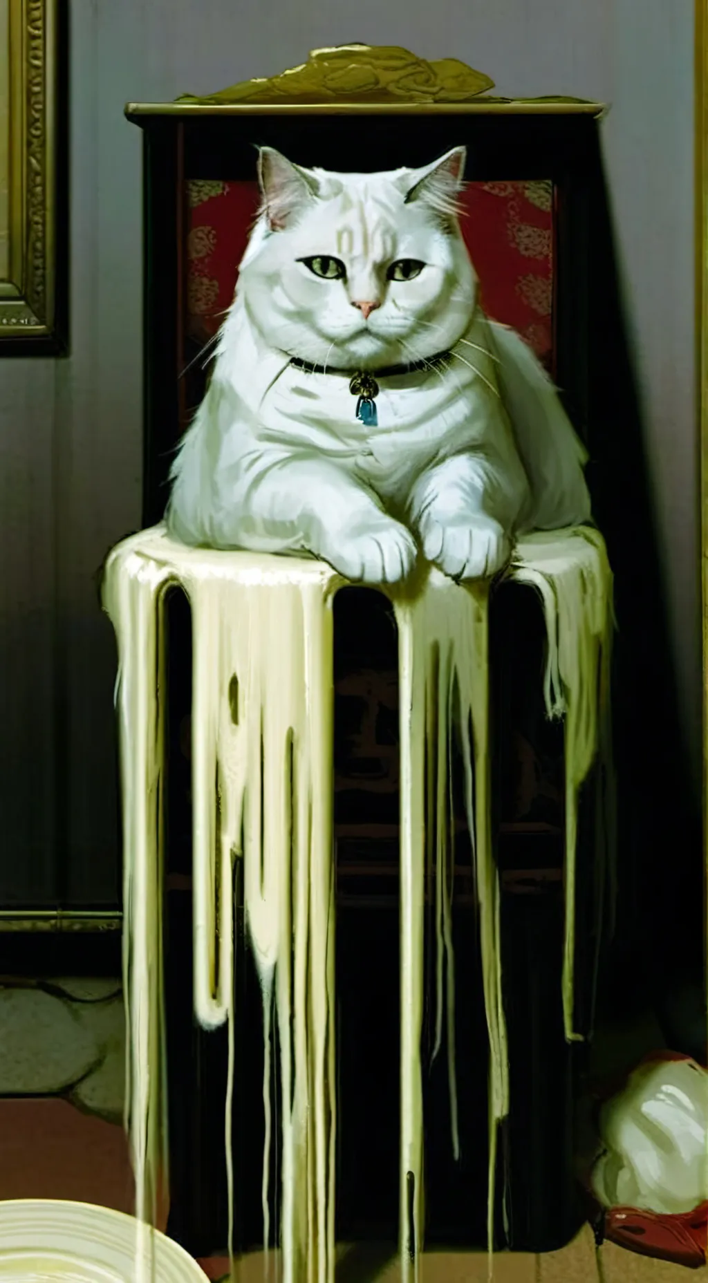 ai character: Cat 😃 background