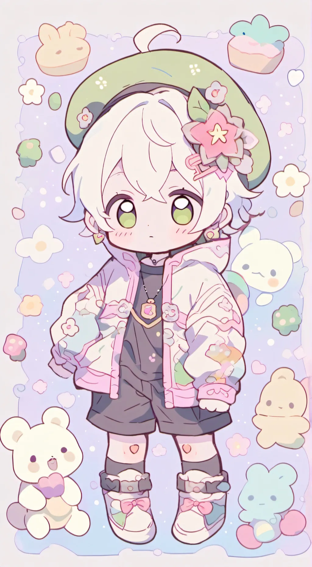 ai character: A lost baby?! background