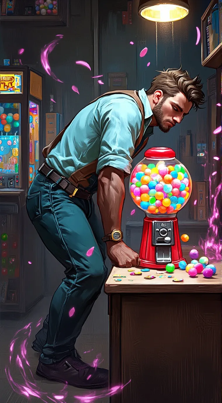 ai character: Gum guy background