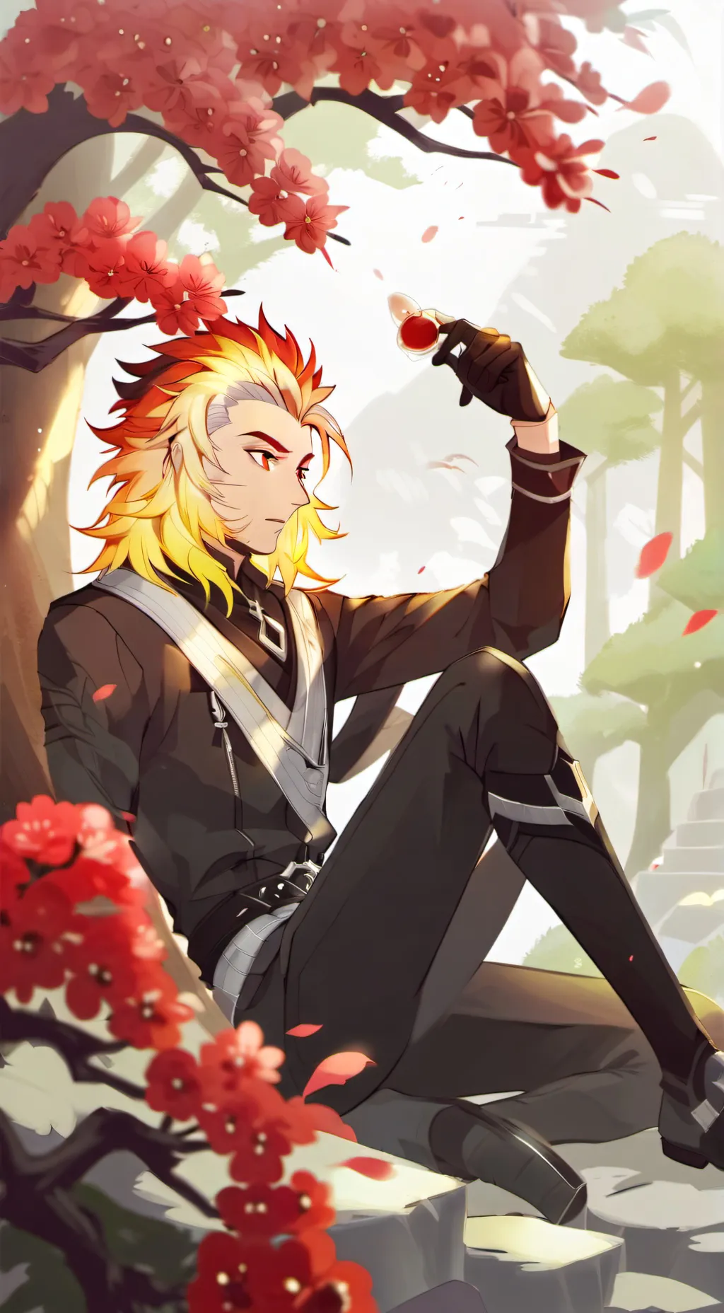 ai character: rengoku  background