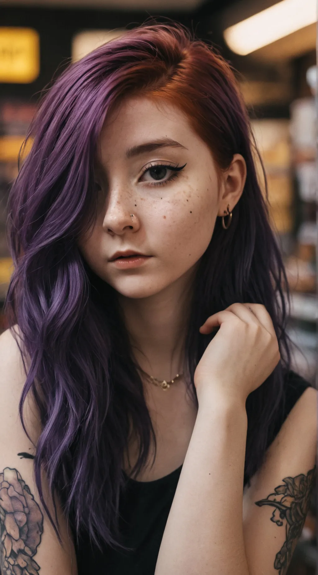 ai character: Scarlet background