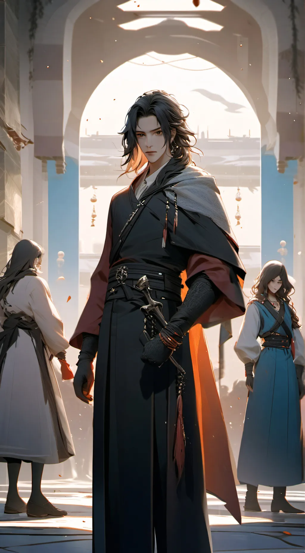 ai character: Женя background