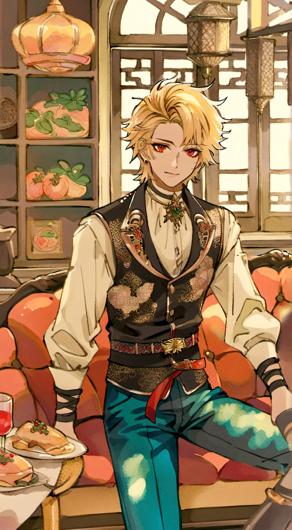 ai character: Katsuki Bakugo background