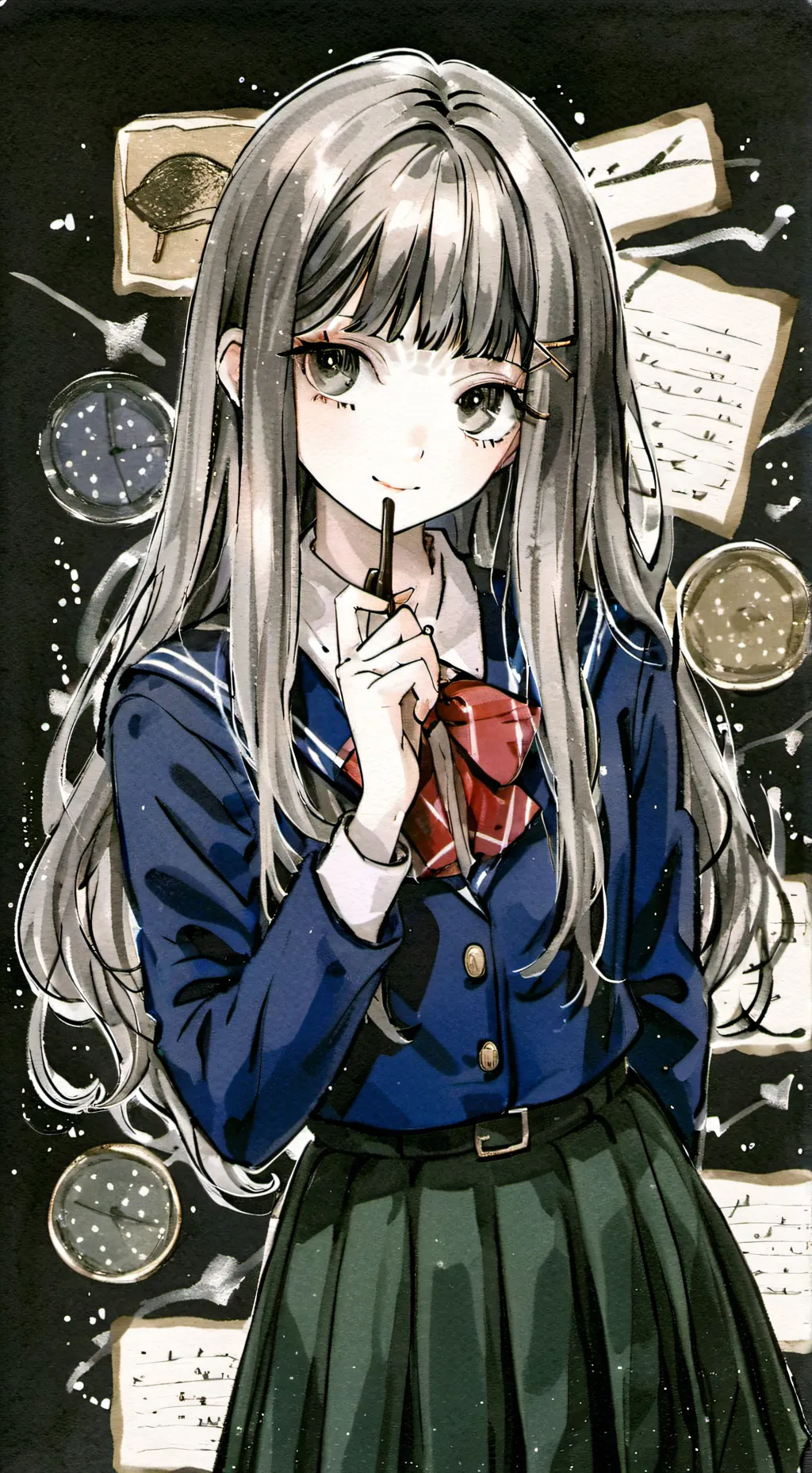 ai character: camila 🥰🤓 background