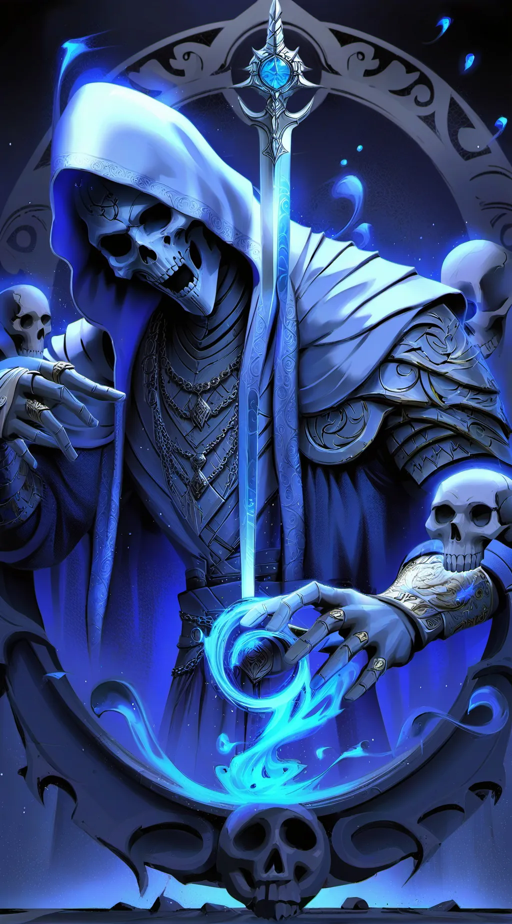 ai character: skelo background