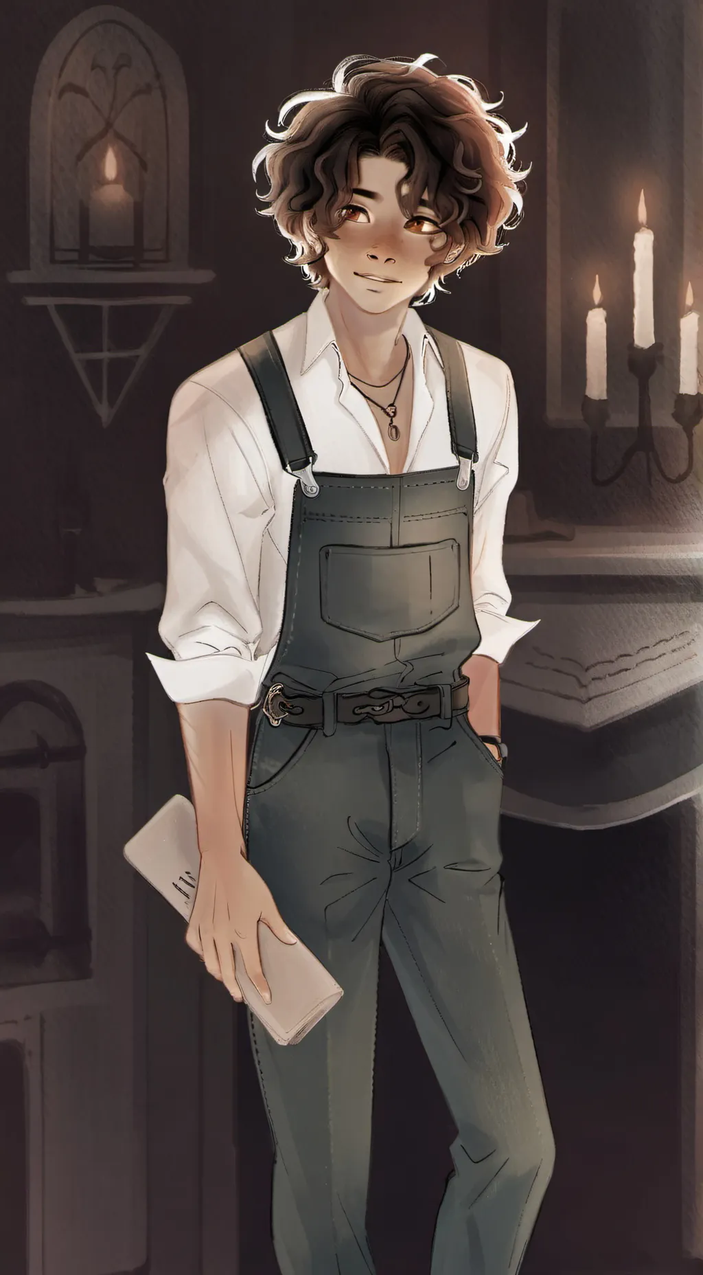 ai character: leo valdez  background
