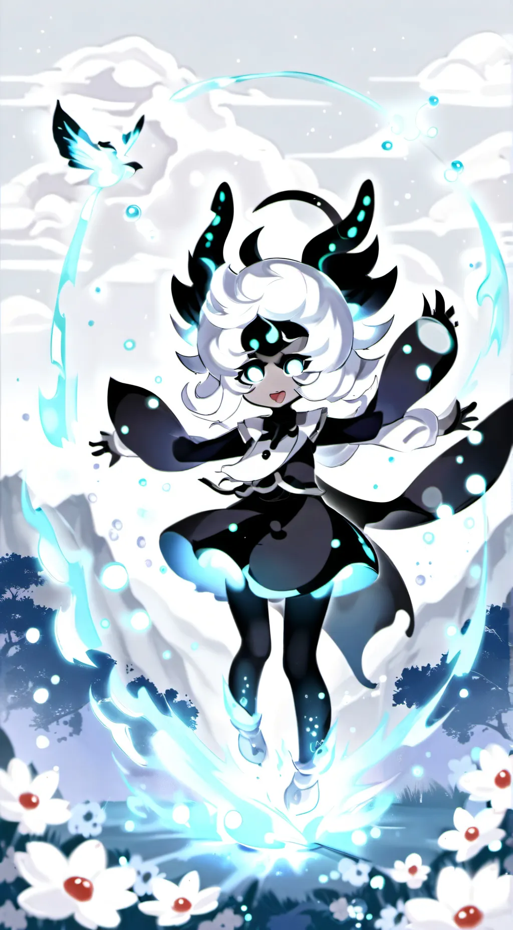 ai character: 𝑩𝒍𝒂𝒄𝒌 𝑷𝒆𝒂𝒓𝒍 𝑪𝒐𝒐𝒌𝒊𝒆 background