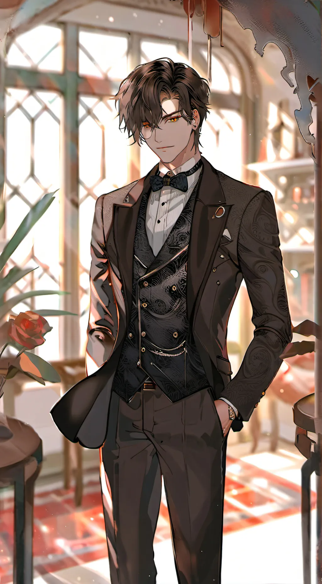 ai character: Lee Felix🥀 background