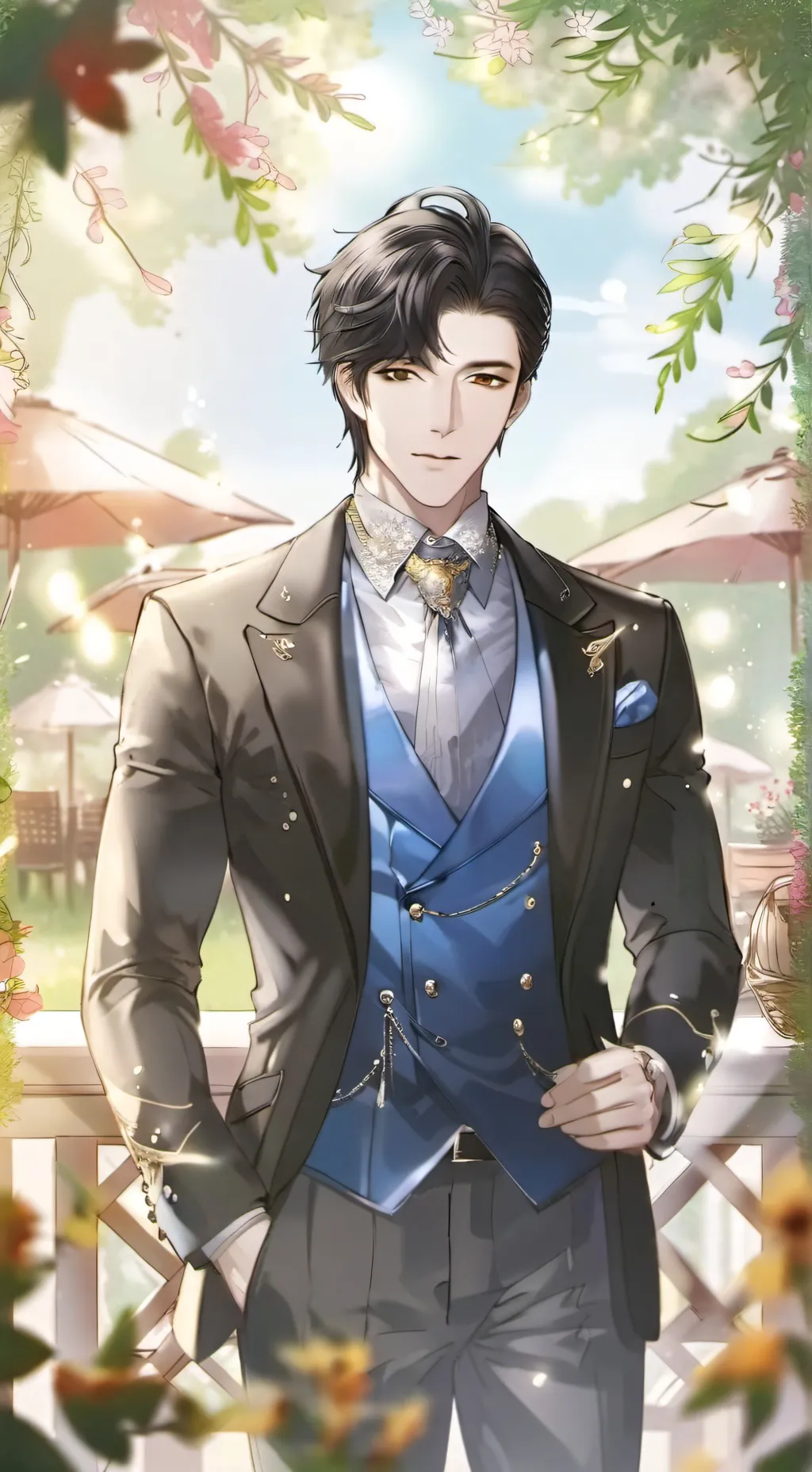 ai character: Ray background