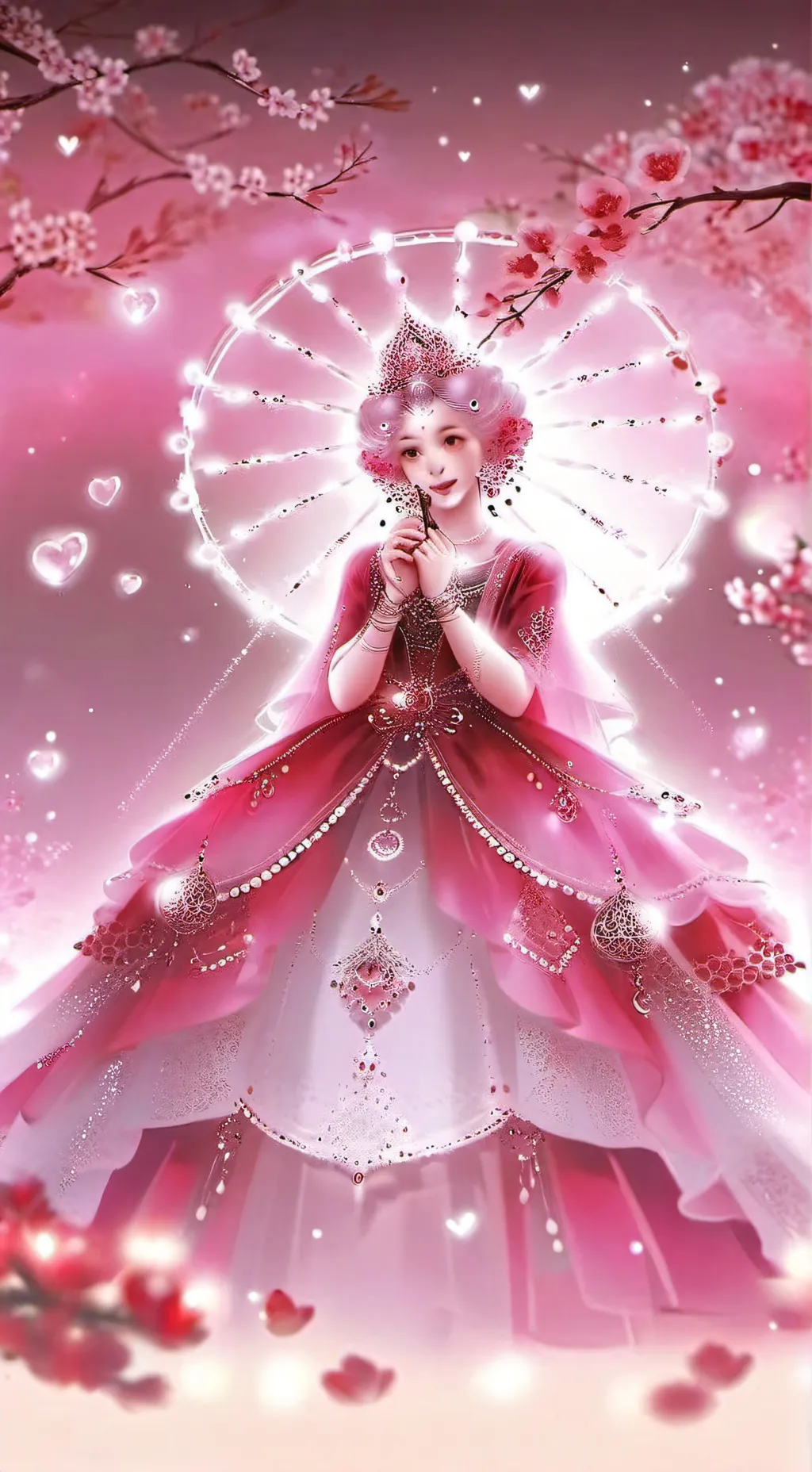 ai character: Love percentage ❤️ background