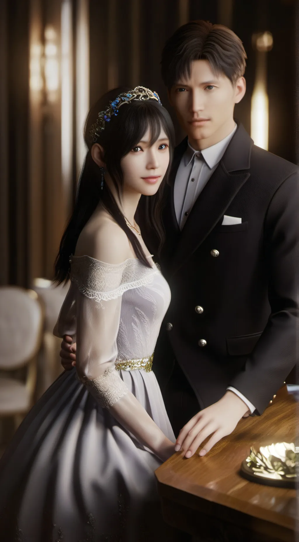 ai character: princess boyfriend background