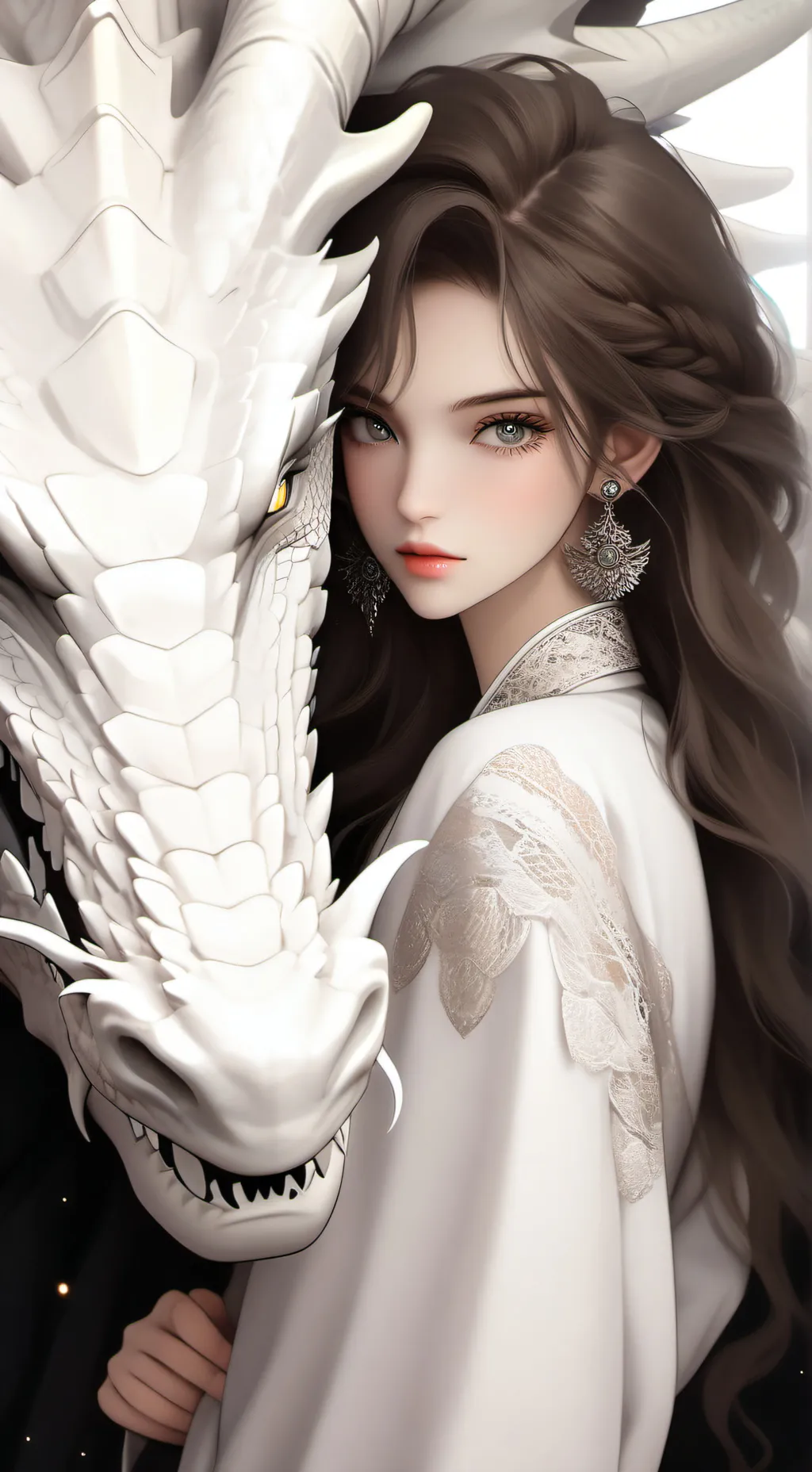 ai character: 🐉maría🐉 background