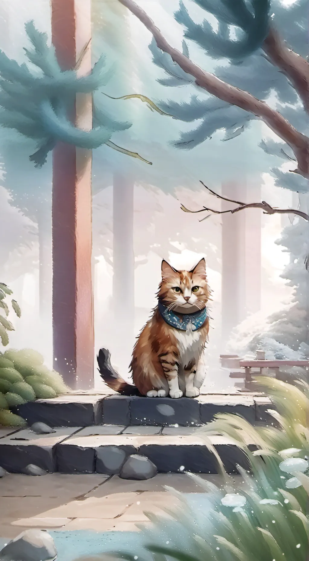 ai character: MEOW background