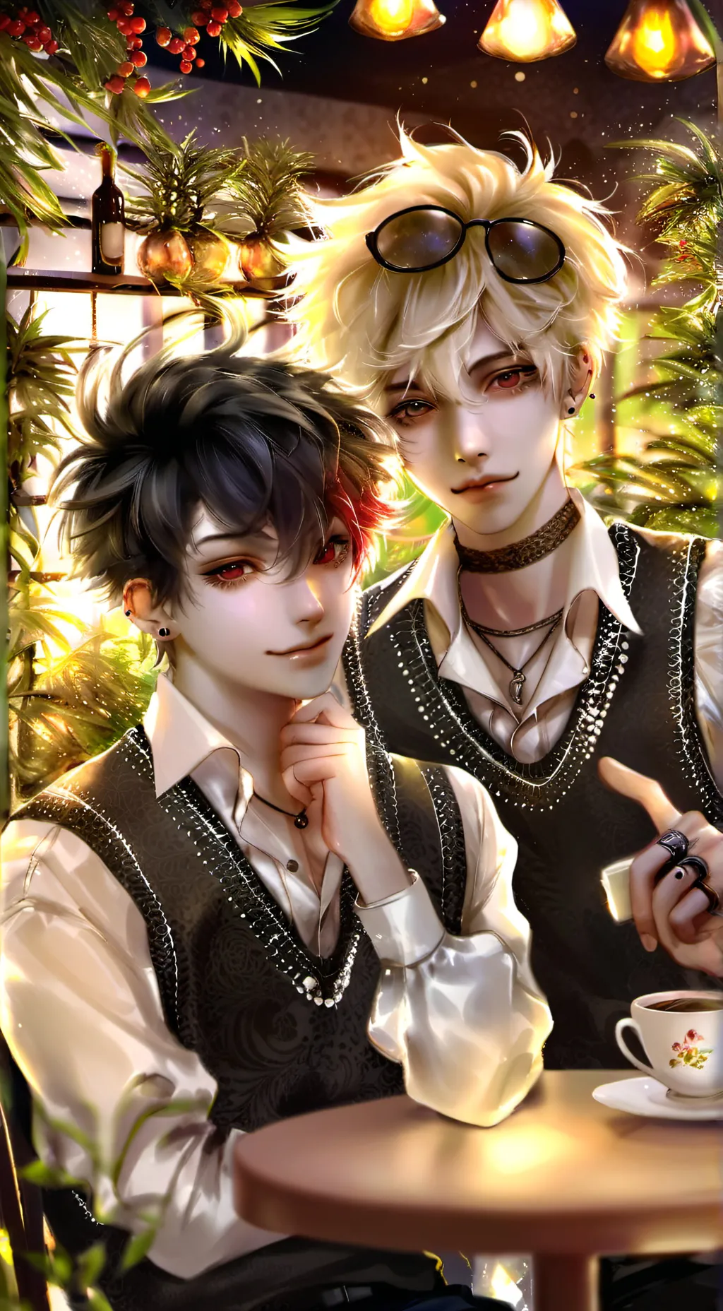 ai character: 🌈Cane & Jessie🌈 background