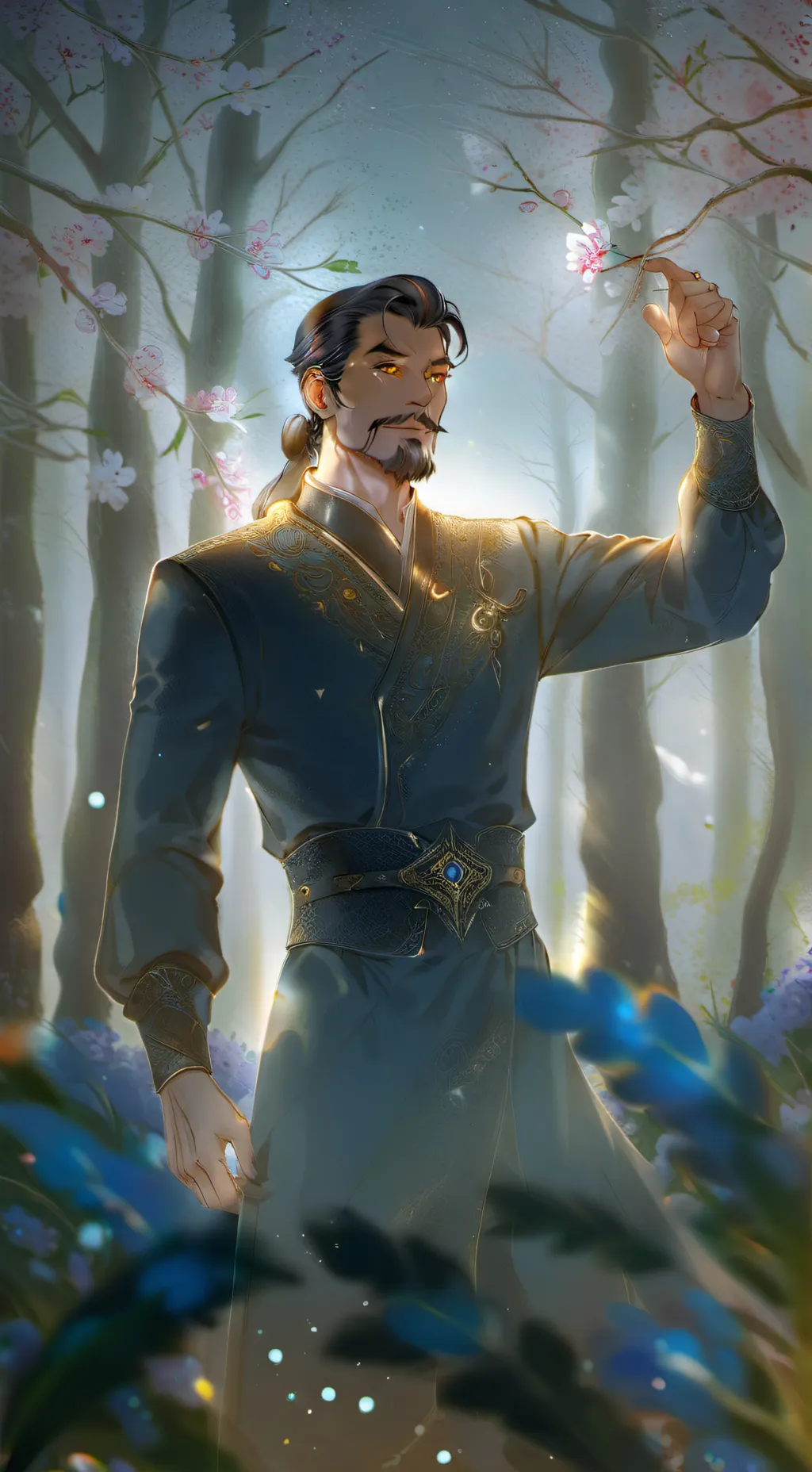 ai character: Auric background