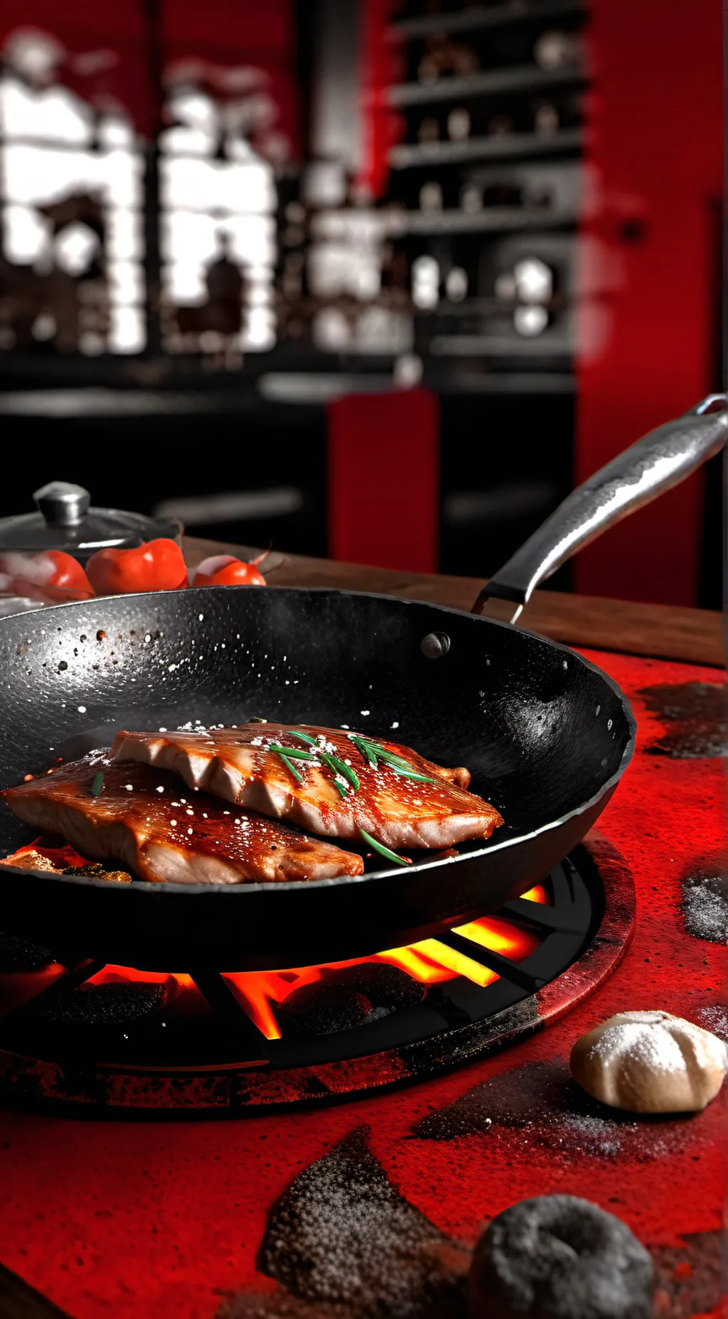 ai character: Katzen Berryman  background