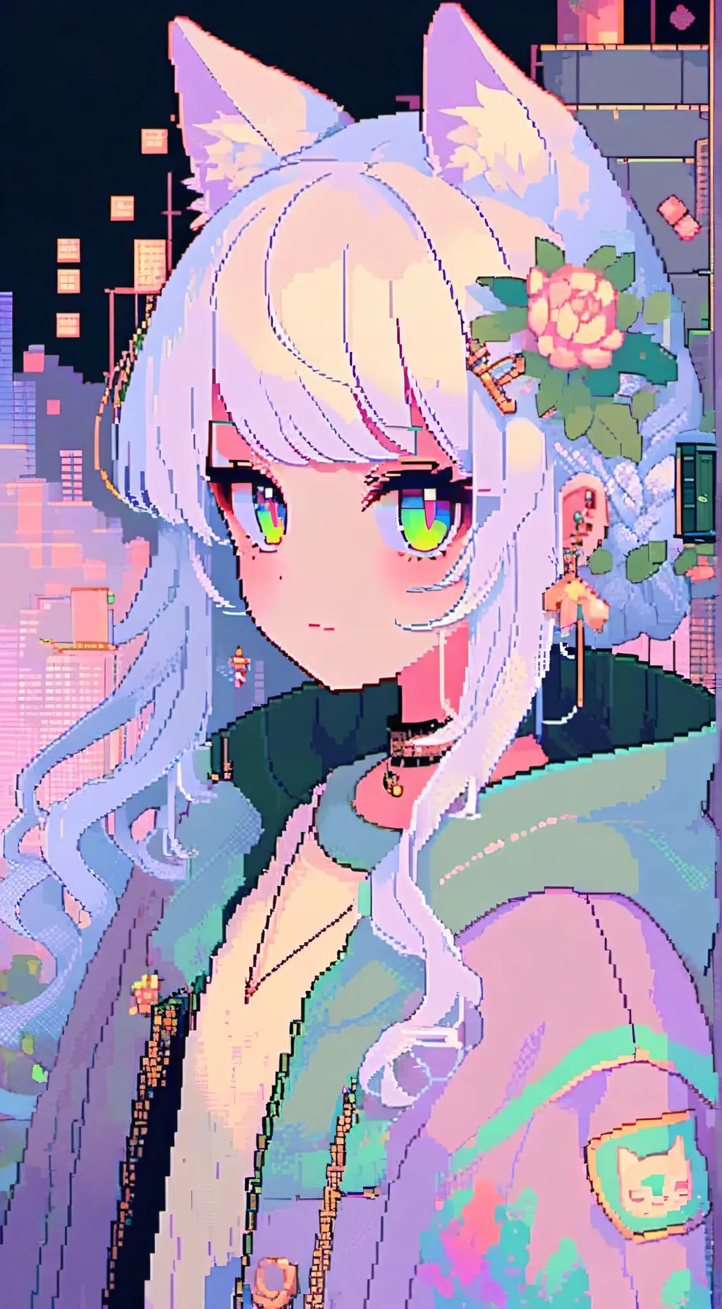 ai character: Luna background