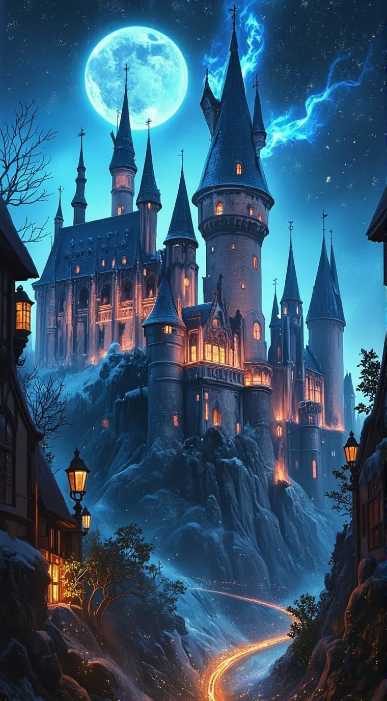 ai character: Hogwarts  background