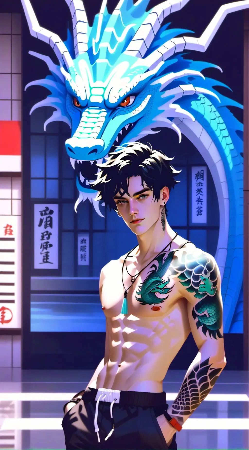 ai character: jaiden  background