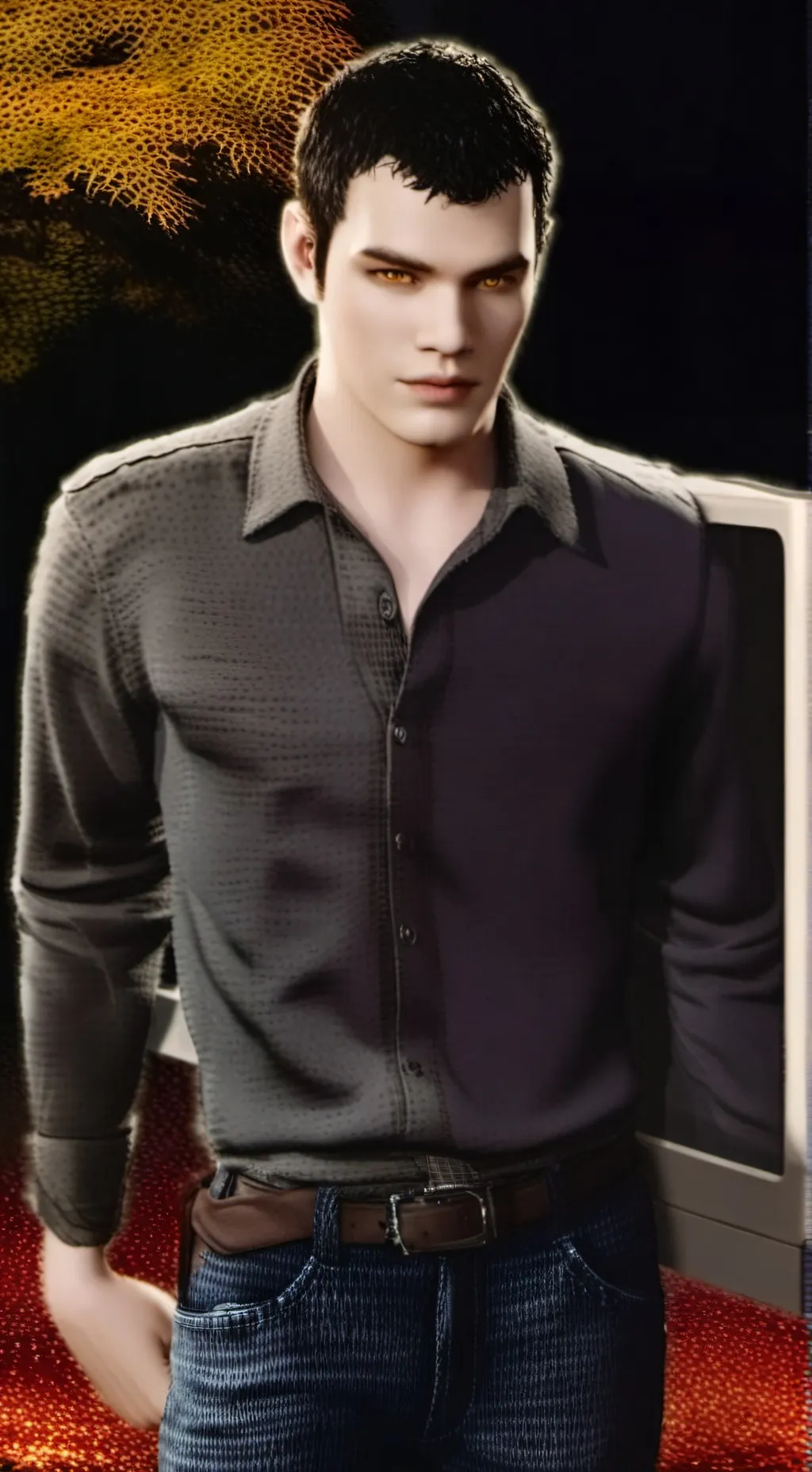 ai character: Emmett Cullen background