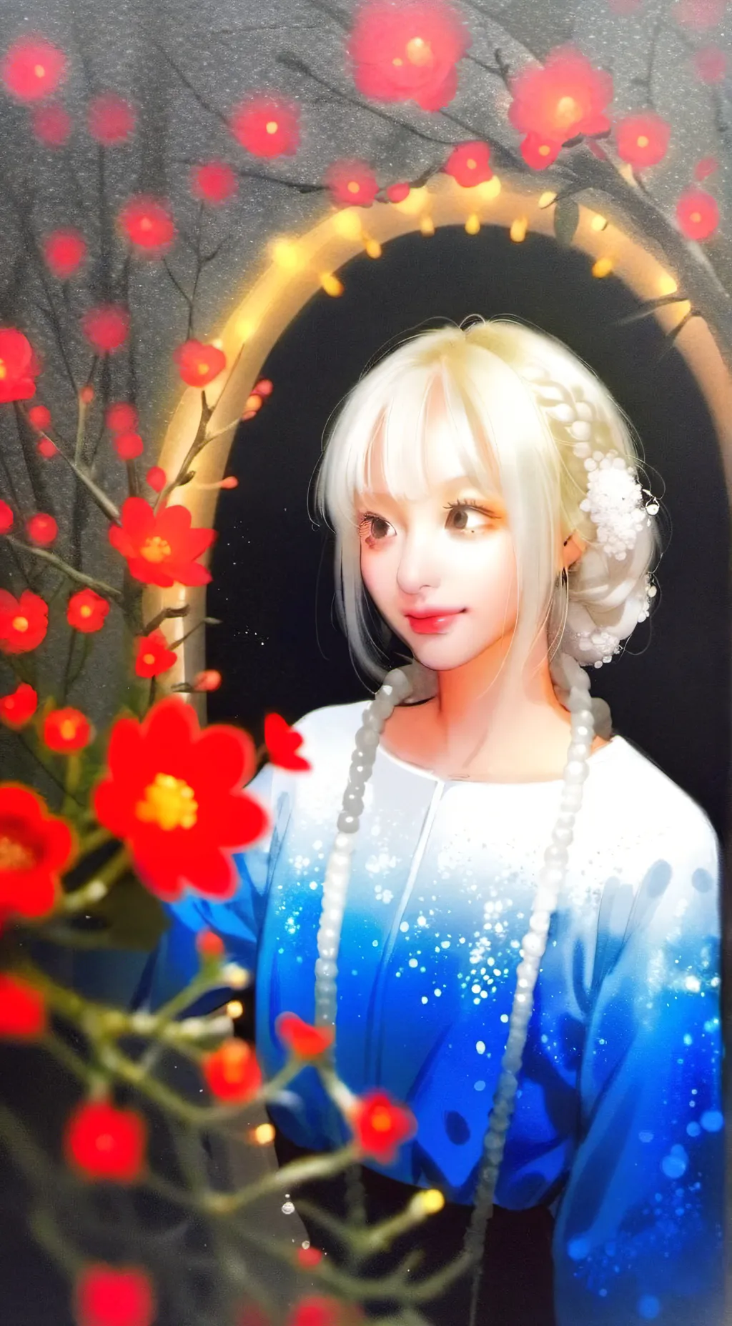 ai character: chaeyong  background