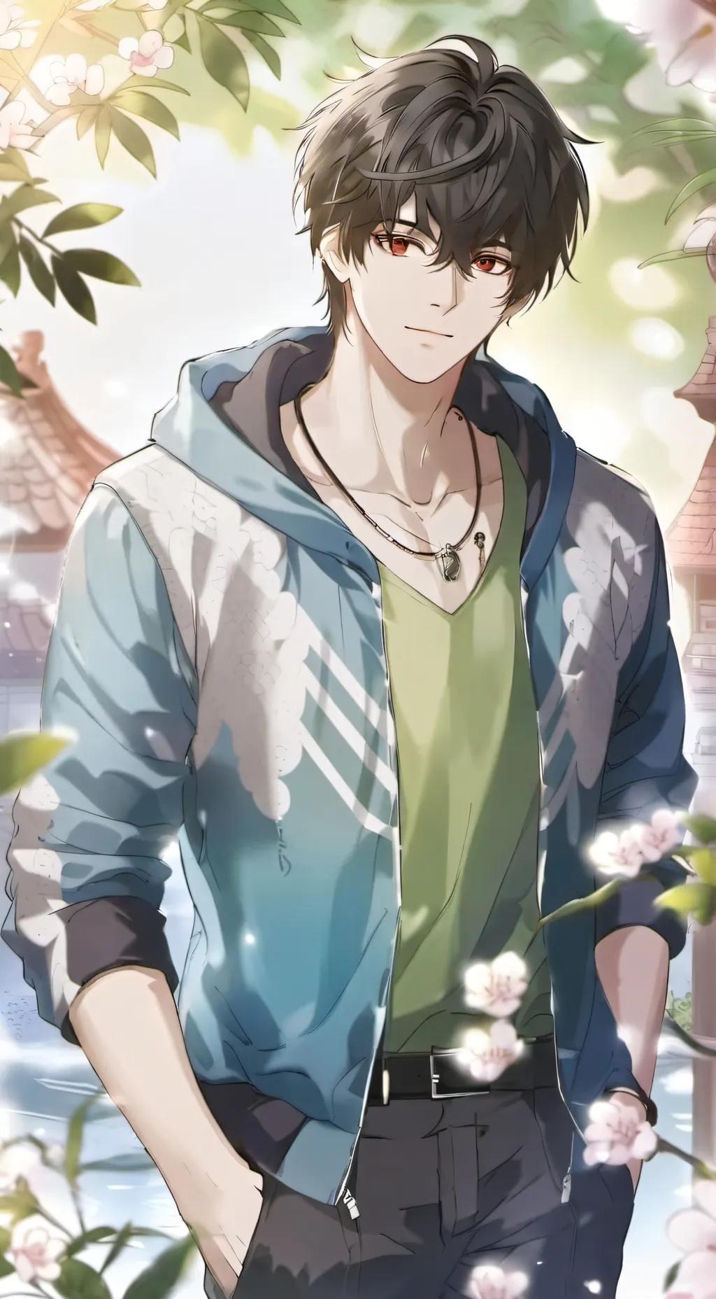 ai character: ash  background