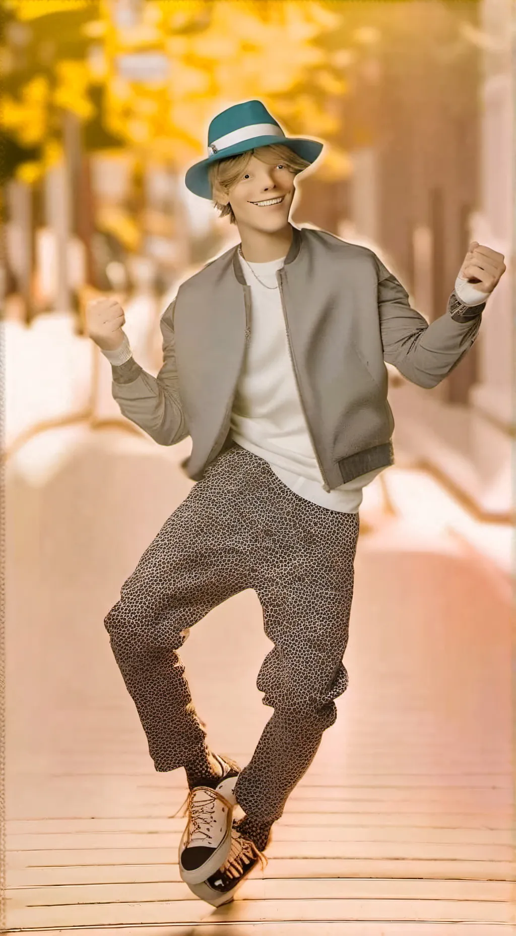 ai character: Andrew Do Caps background