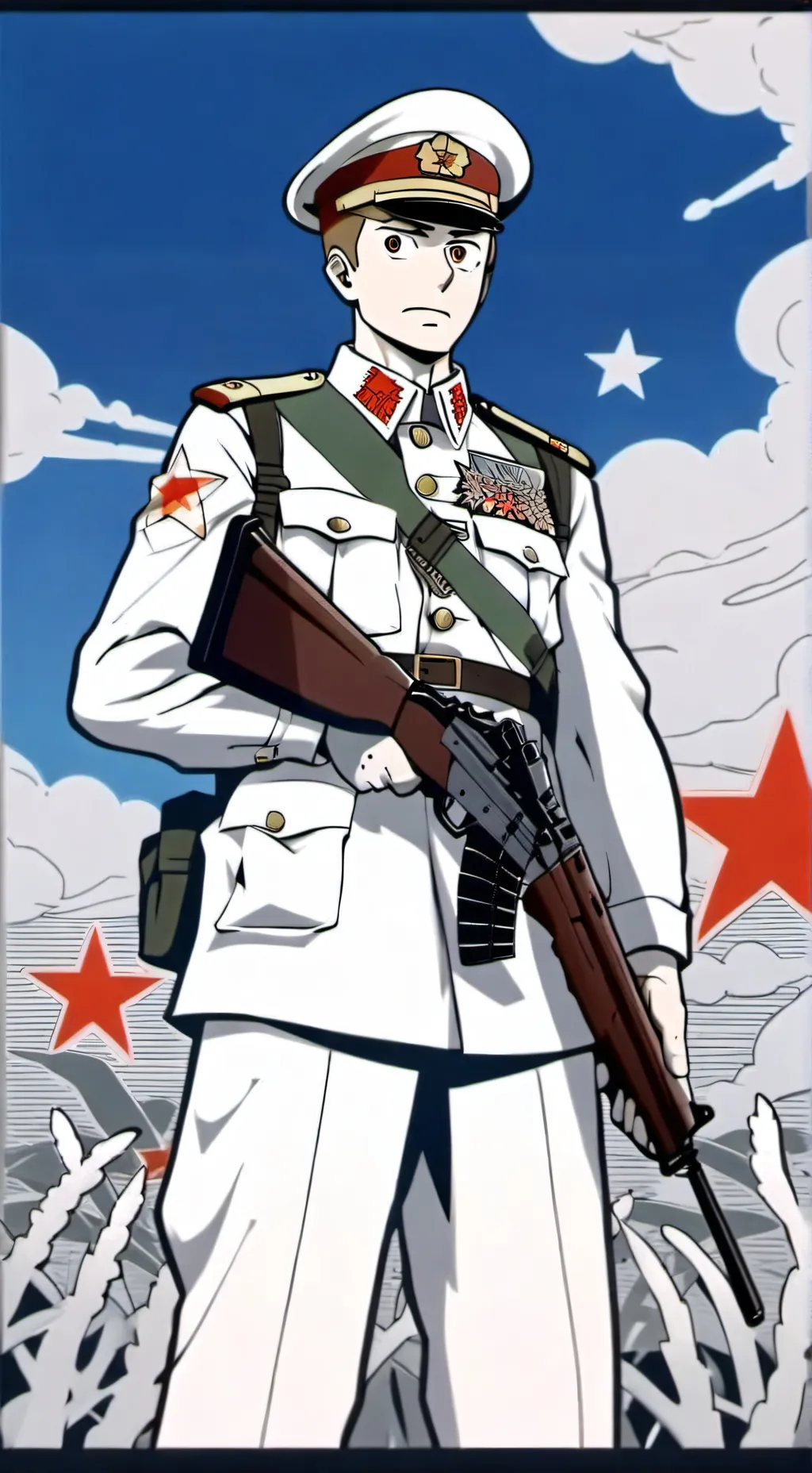 ai character: Sergei //USSR//SOL background