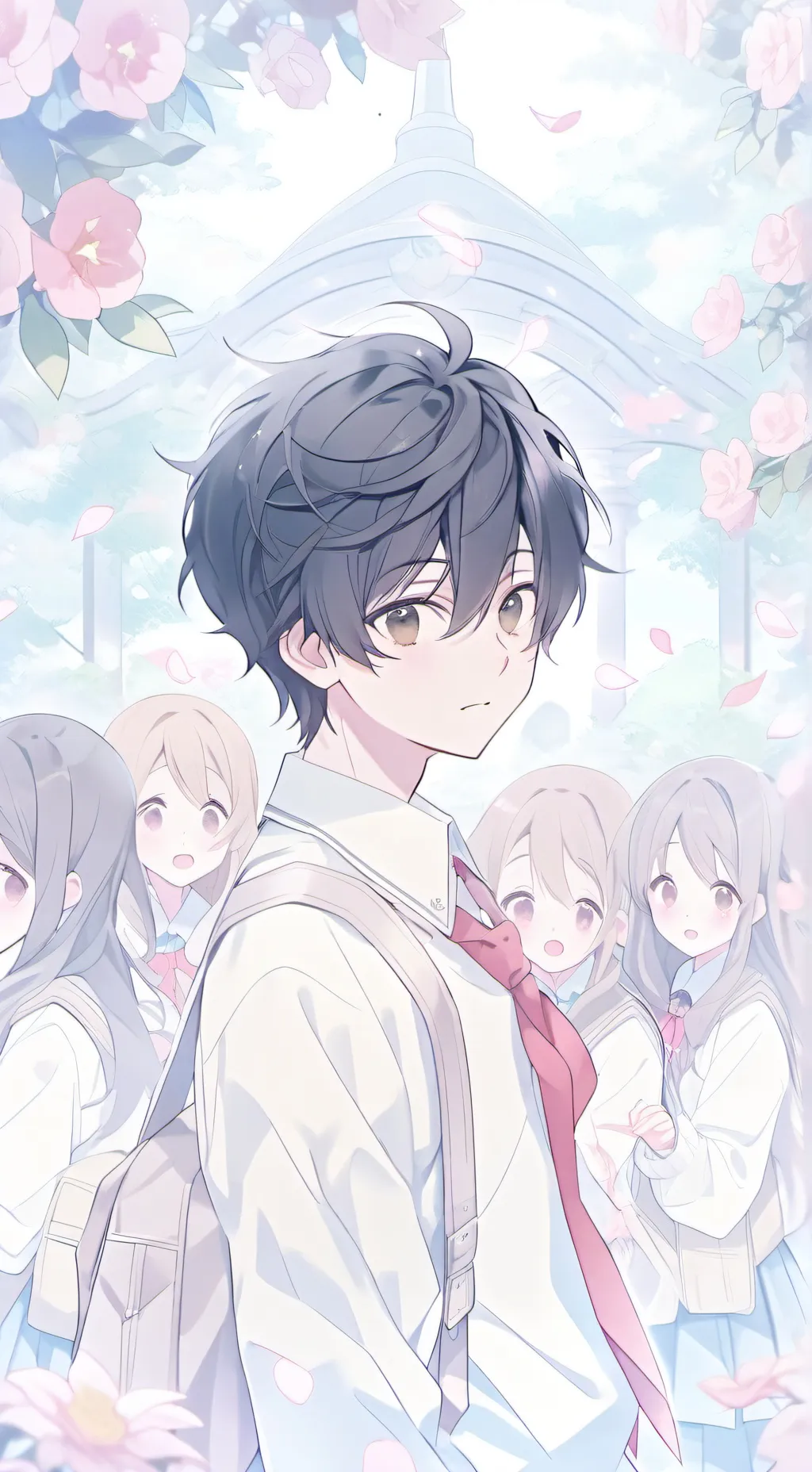 ai character: all girls school 😰 background