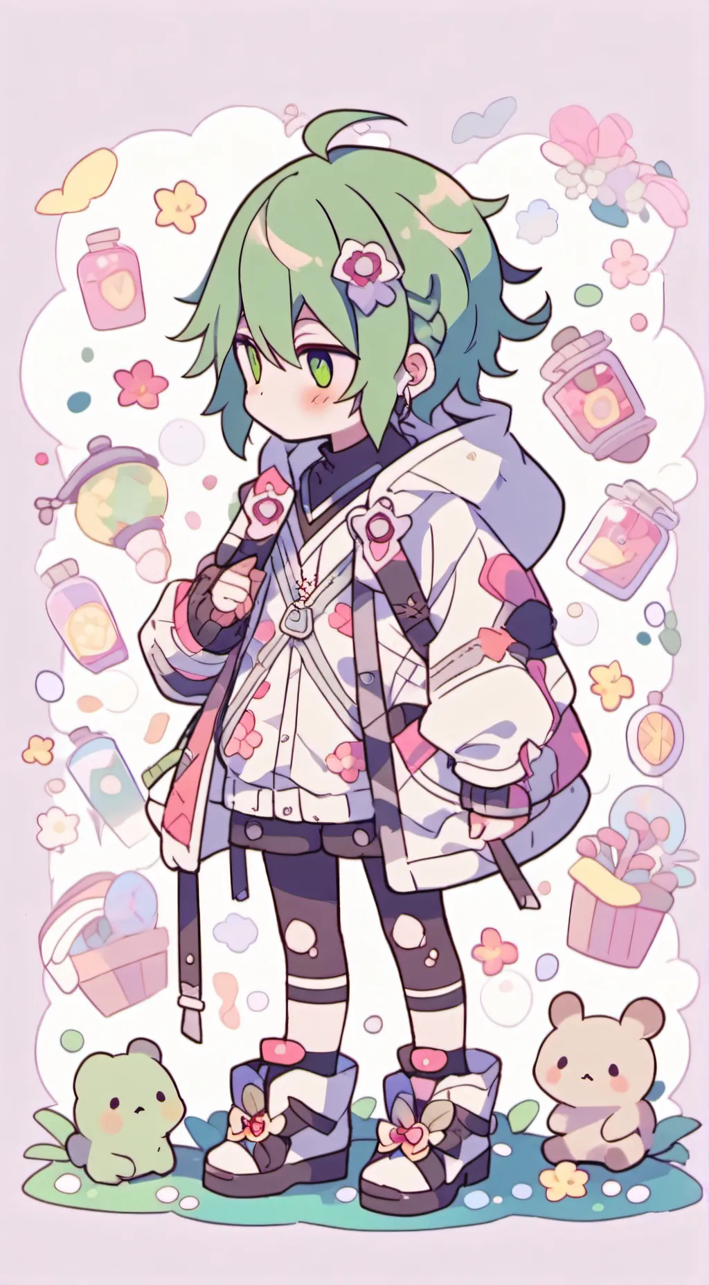 ai character: yori x loid background